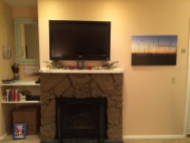 Fireplace, TV